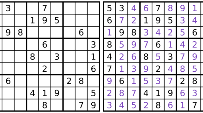 3 Easy Steps To Solving Sudoku